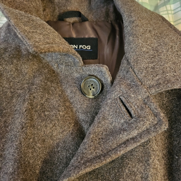 nwot London Fog Wool Peacoat men's L - Picture 5 of 7